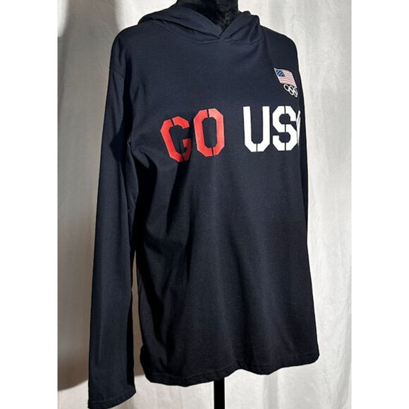 Go USA Olympic Lightweight Hoodie, US Olympic Committee, Large - Picture 5 of 6